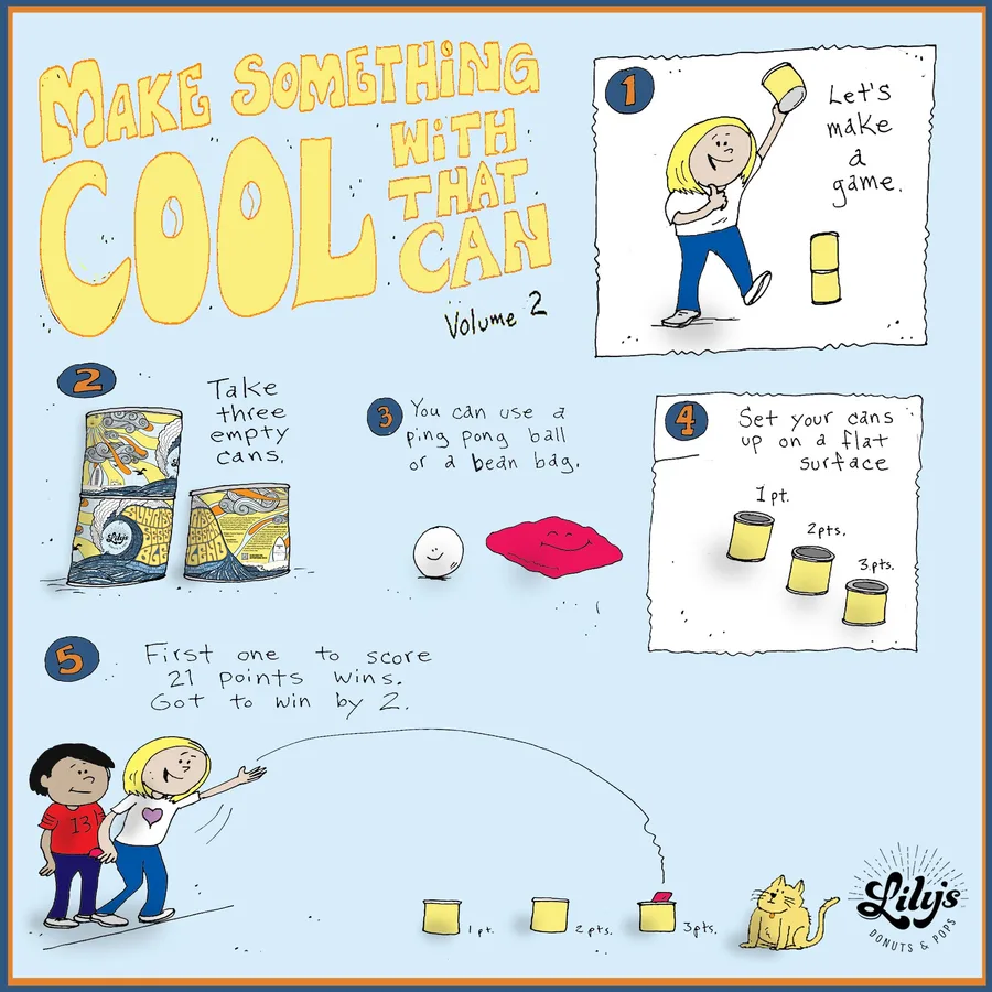 Volume 2 of Lily's hand-drawn "Recycle That Can!" illustration series