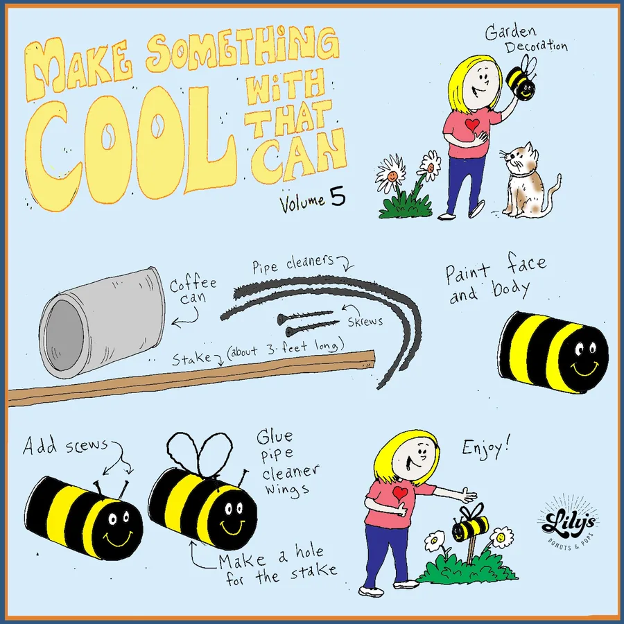 Volume 5 of Lily's hand-drawn "Recycle That Can!" illustration series
