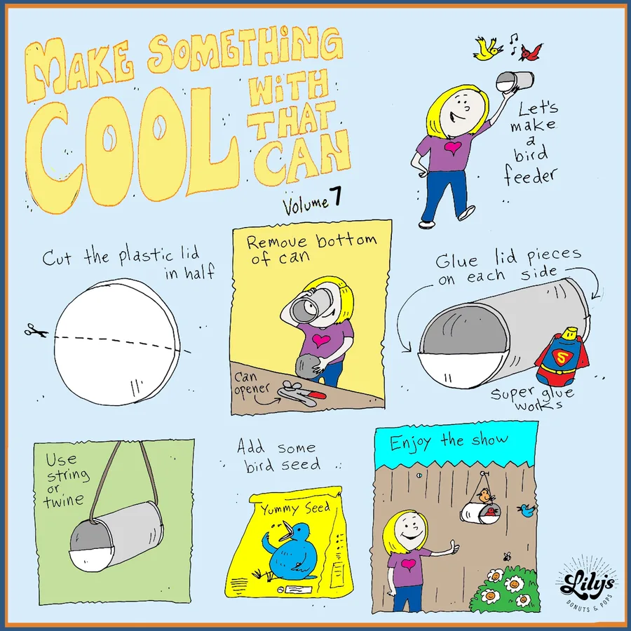 Volume 7 of Lily's hand-drawn "Recycle That Can!" illustration series